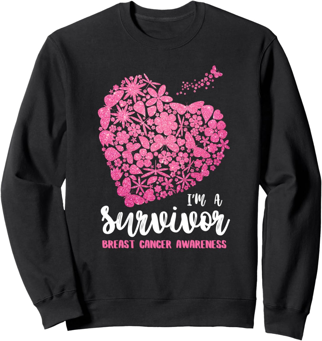 I'm a Survivor Breast Cancer Awareness Tee, Cancer Survivor Sweatshirt