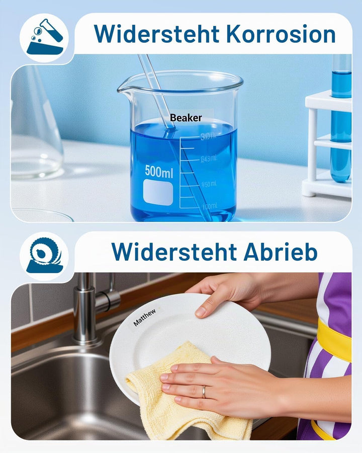 MarkField 6x TZe-131 12mm Clear Bänder Kompatibel mit Brother P-touch | Transparent Schriftband 12mm