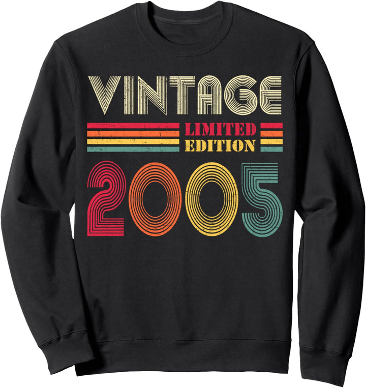18. Geburtstag Junge Mädchen 18 Jahre 2005 Lustig Geschenk Sweatshirt