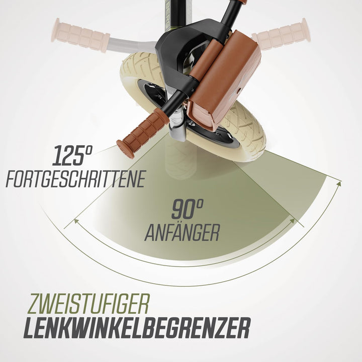 BERG Biky Retro Green Laufrad, 12'' Kinderfahrrad, Für Kinder von 2 bis 5 Jahre, Retro Grün, Green