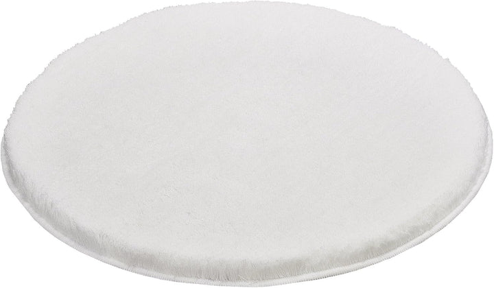 Kleine Wolke 5405115521 Badteppich / 100 cm, rund, polarweiss 100 cm (Rund), 100 cm (Rund)