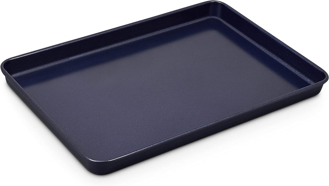 Zyliss E980191 Backblech, Antihaftbeschichtung, Carbonstahl, Dunkelblau, Backform/Backformen/Braten,