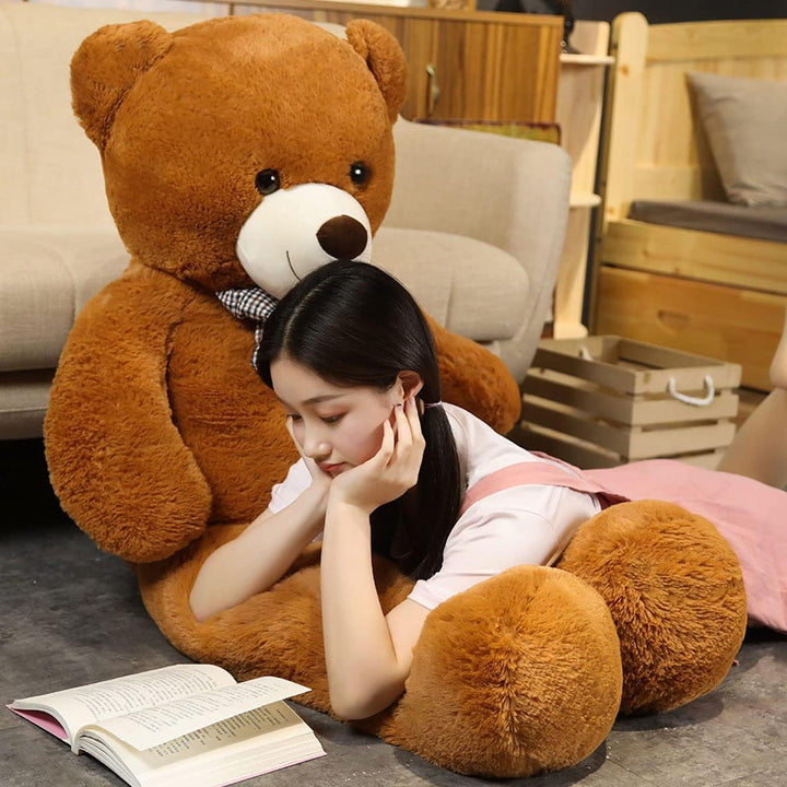 XL Teddybär Grosser Bär 110 cm gross Riesen Teddy Bär Stofftier Plüschtier Kuscheltier Geschenk für