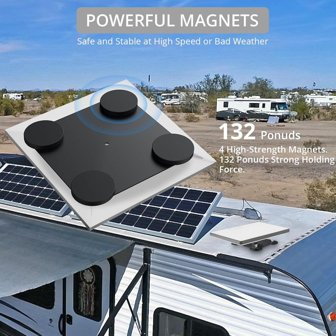 Justech Starlink Mini Halterung für Auto, magnetisches Montageset Starlink Mini mit Rohradapter für