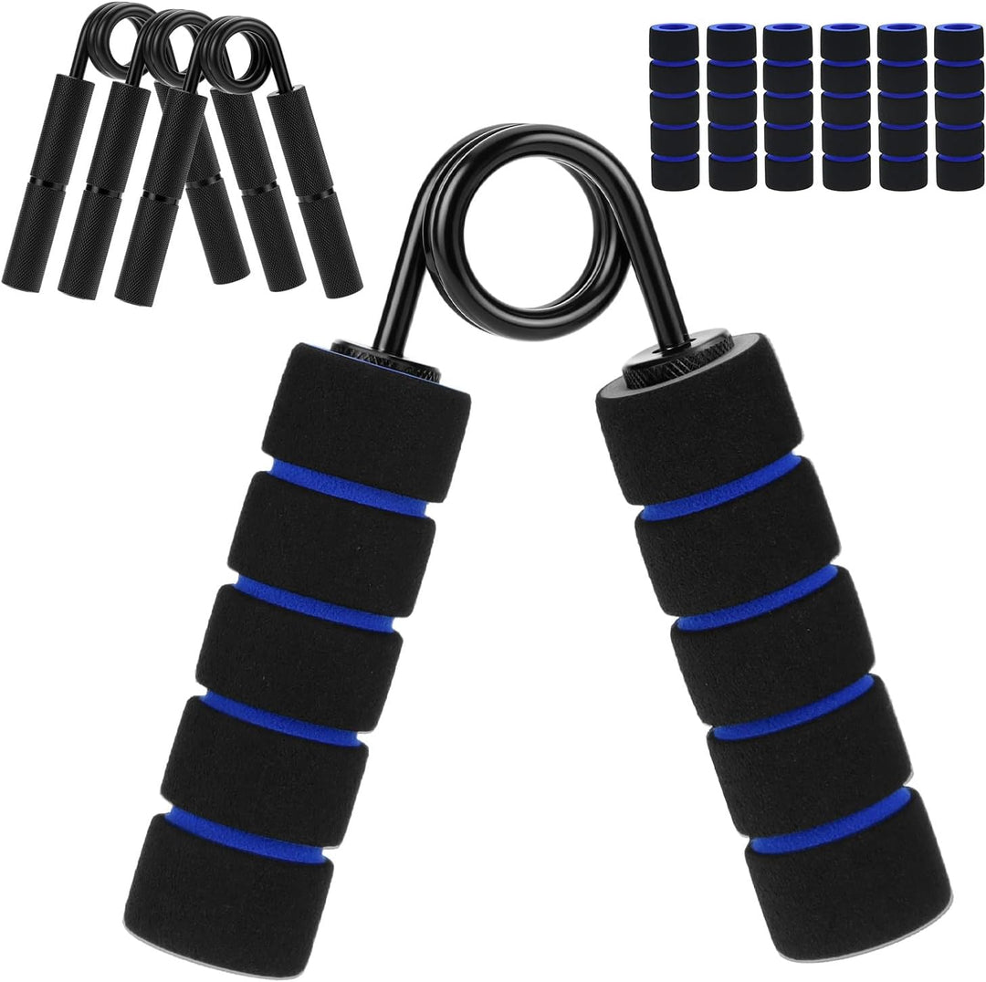 QWORK® Aluminium Griffkraft Trainer Unterarmtrainer 22.5/45/67.5/90kg - Robust & Rutschfest Schwarz