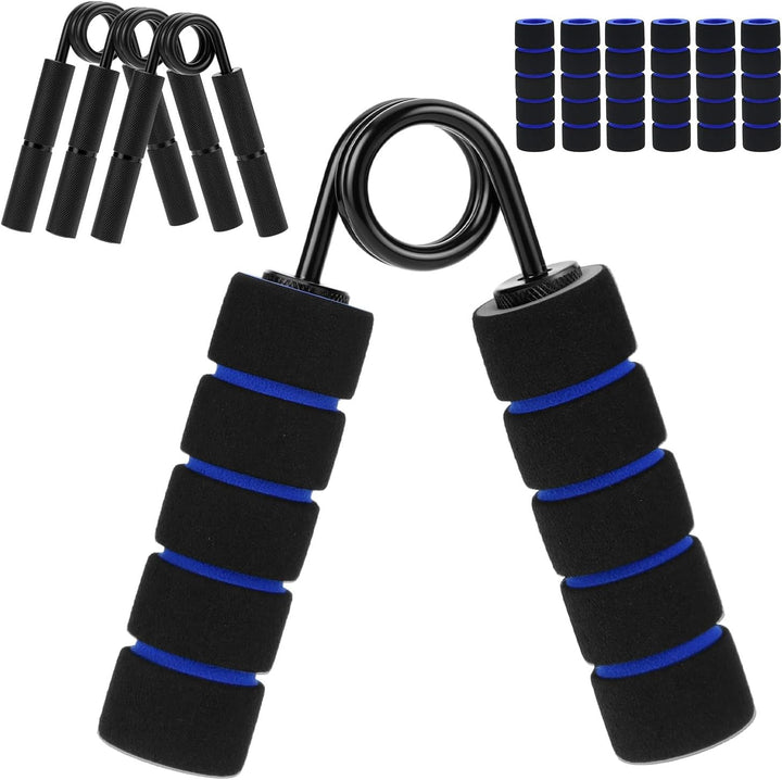 QWORK® Aluminium Griffkraft Trainer Unterarmtrainer 22.5/45/67.5/90kg - Robust & Rutschfest Schwarz