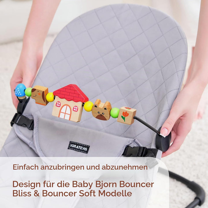 Babywippen-Spielzeugstange, Spielzeug für Babywippen Soft &amp; Bliss, einfach anzubringen und zu entfer