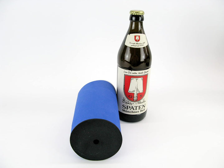 4er Set Bayrische Biere blau - Getränkekühler - Bierkühler - Flaschenkühler für alle genormten 0,5L
