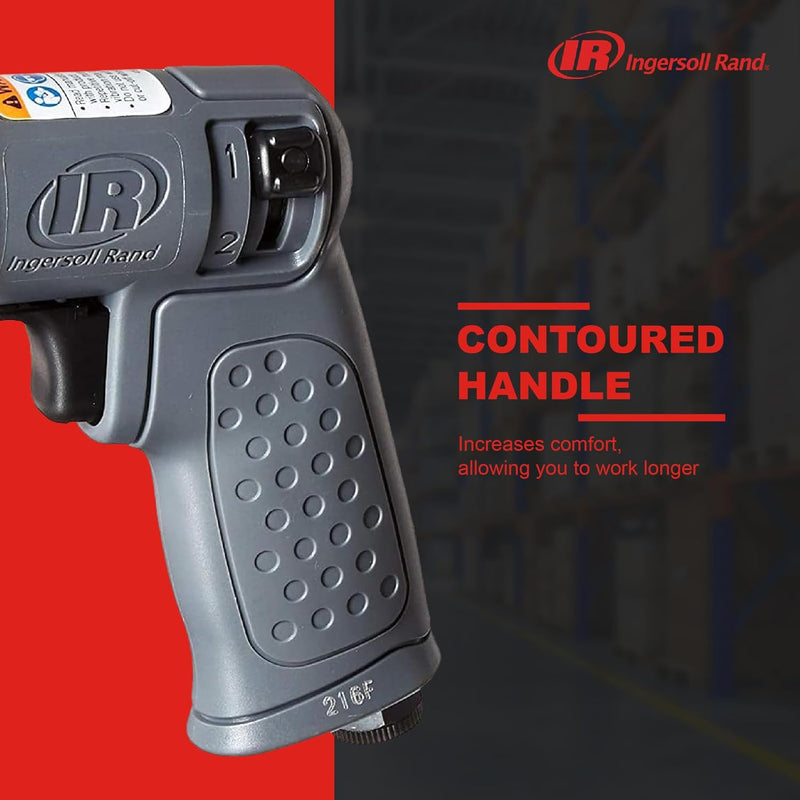 Ingersoll Rand Mini Schwingschleifer Set 3128KA, Druckluft Exzenterschleifer besonders klein und kom