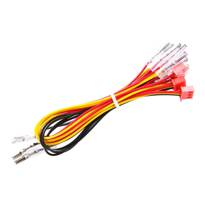 Reyann 4 Stück/Packung 5V LED beleuchtete Knopf-1P / 2P Spieler-Start-Knöpfe / 2x Münzen-Knöpfe für