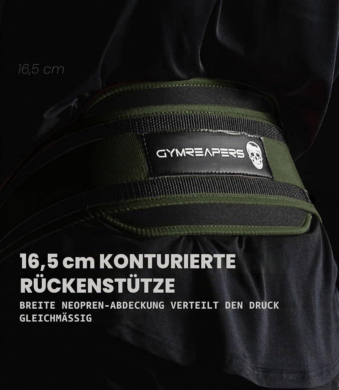 Gymreapers Dip-Gürtel mit Kette für Gewichtheben, Klimmzüge, Dips – robuste Stahlkette für zusätzlic