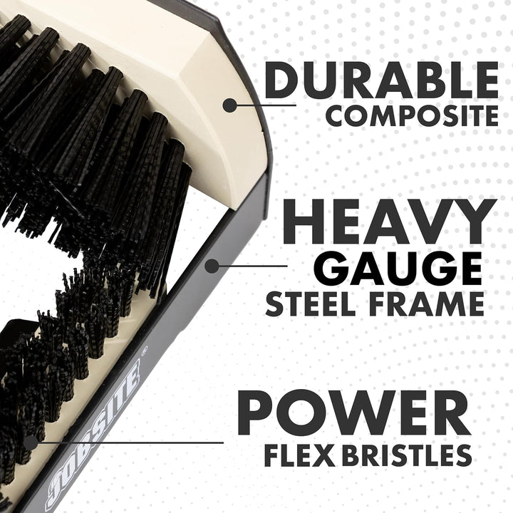 JobSite The Original Boot Scrubber - Die Original All-in-1 Allwetter Stiefel- Schuhputz- Reinigungs-