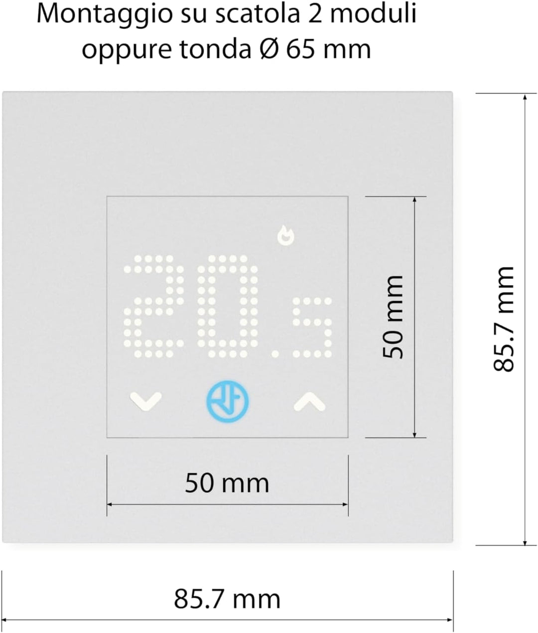 finder Einbau-Thermostat 110…230 V AC, Typ 1T.T1