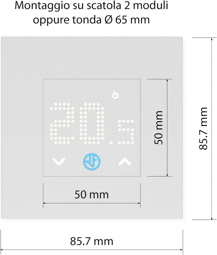 finder Einbau-Thermostat 110…230 V AC, Typ 1T.T1