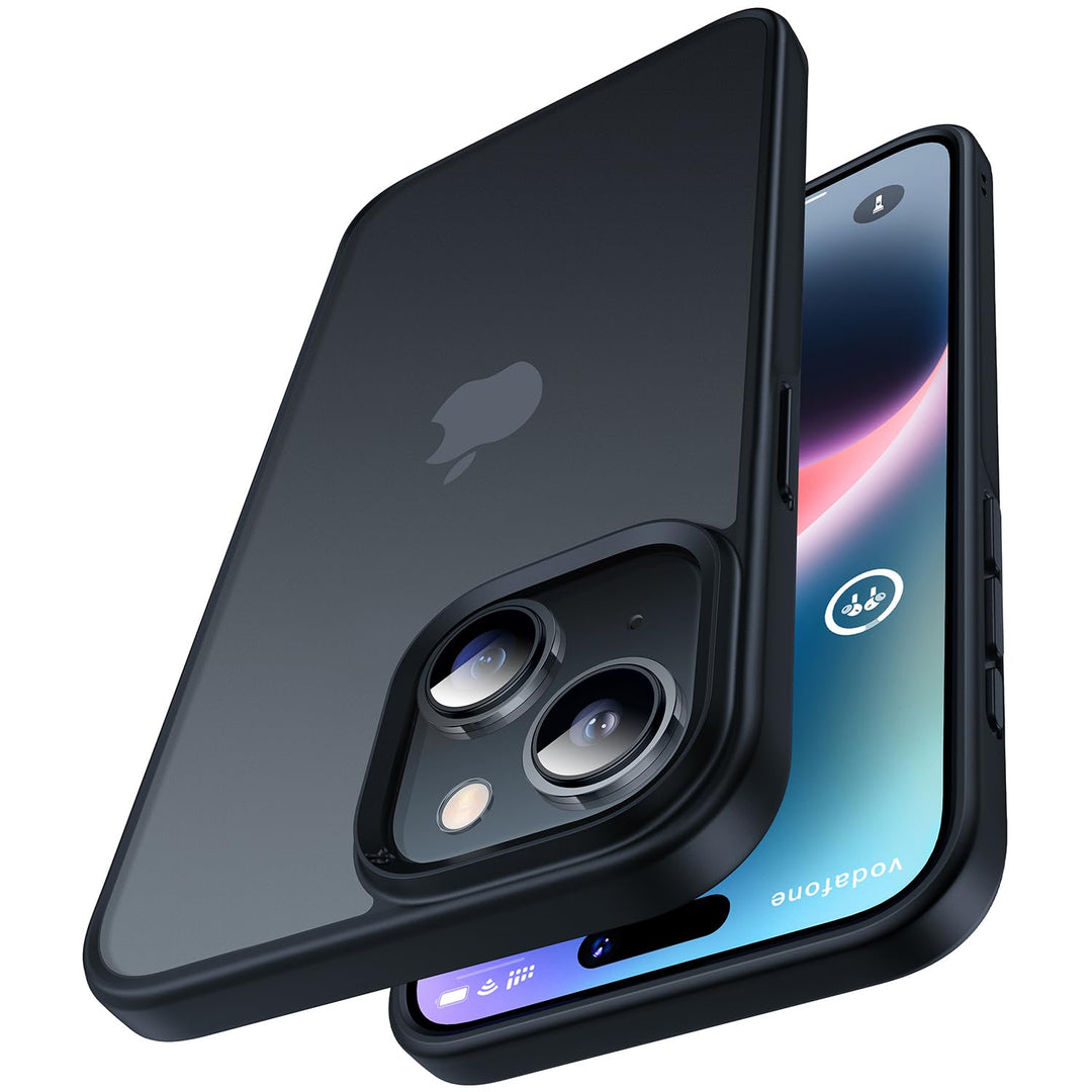 CASEKOO Matt Power für iPhone 15 Hülle [TOP Militärschutz] Stossfeste Kratzfeste Schutzhülle (Anti-F