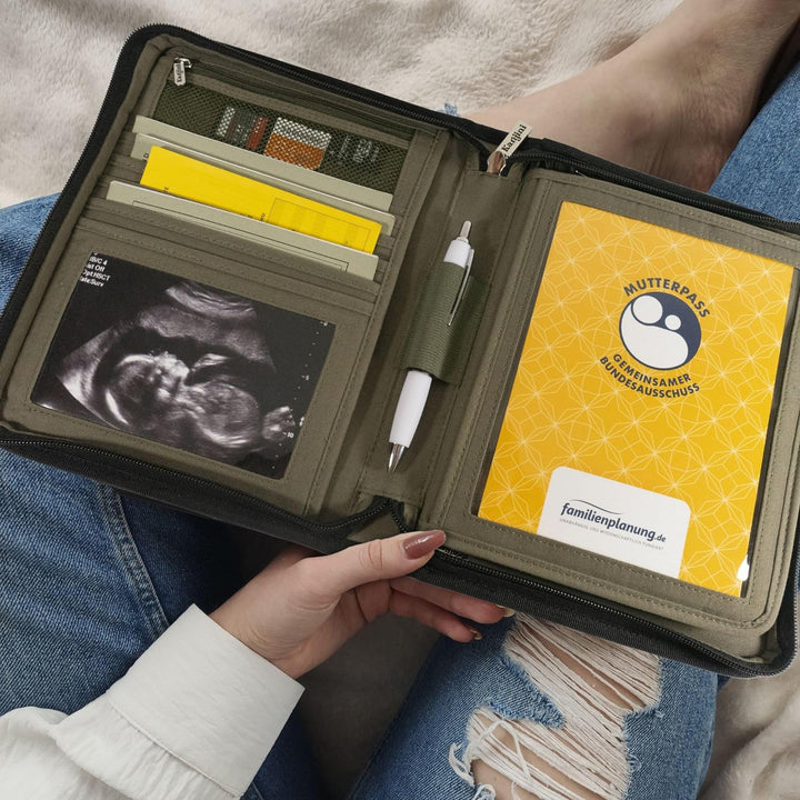 Karijini® Grosser U-Heft Organizer I Reiseunterlagen Organizer I Mutterpass Organizer I Reisepass Ta