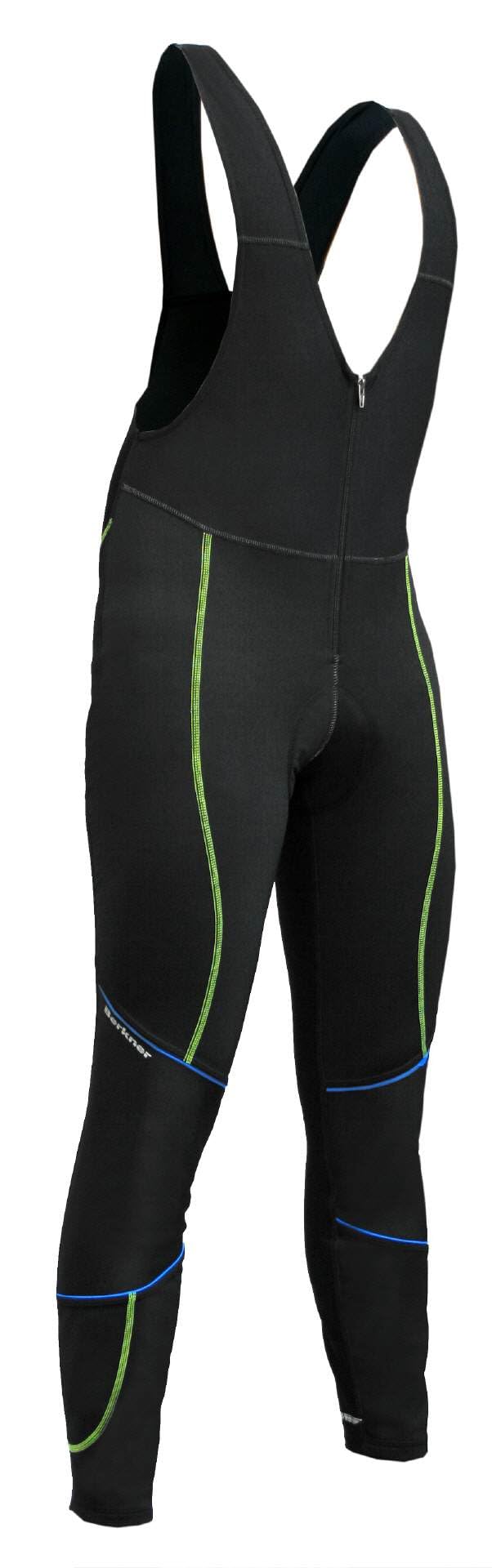 Berkner Radhose Bikehose Trägerhose lang Model: Joshua Schwarz 3XL, Schwarz 3XL