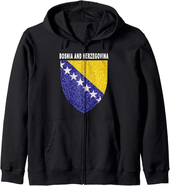 Bosnien und Herzegowina Wappen Artistic Kapuzenjacke