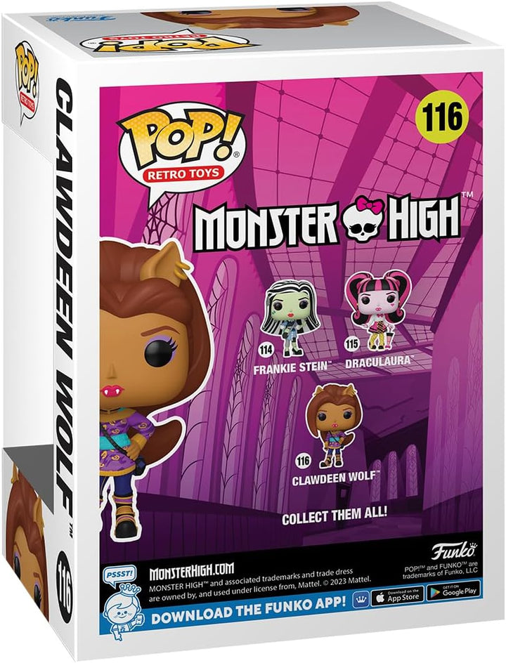 Funko POP! Vinyl: Monster High - Clawdeen Wolf - Vinyl-Sammelfigur - Geschenkidee - Offizielle Hande