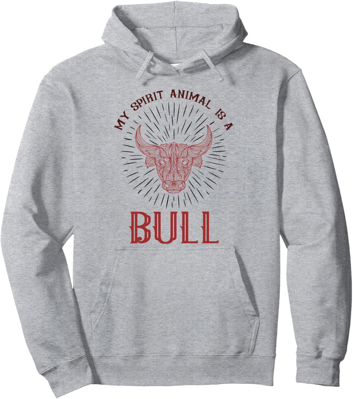 Mein Geisttier ist ein Stier Pullover Hoodie