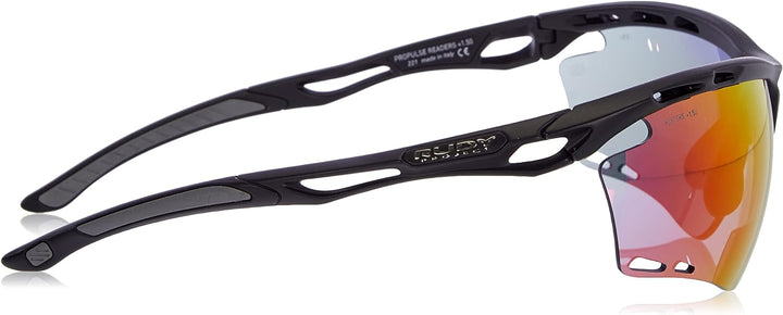 Rudy Project Unisex Propulse Reader Prescription Sunglasses +1.5 Rx Multilaser Red Sonnenbrille, Tal