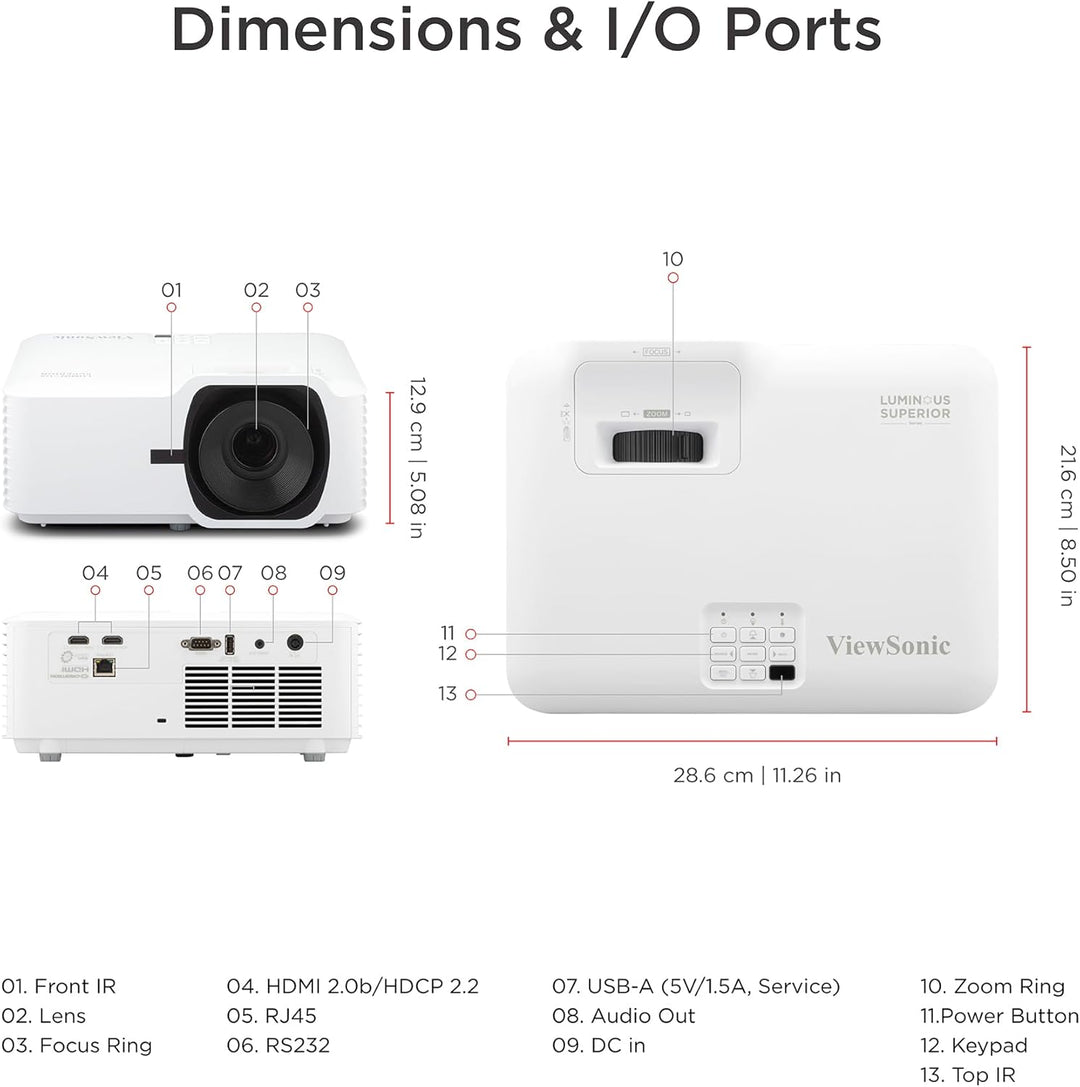 ViewSonic LS740HD 1080P 5000AL, LS740HD
