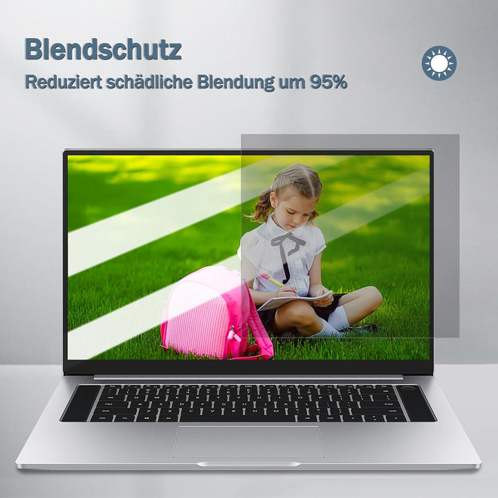 STARY Blickschutzfilter 13.3 zoll Laptop 16:9 Seitenverhältnis - Anti Blaulicht Blendschutz Blicksch