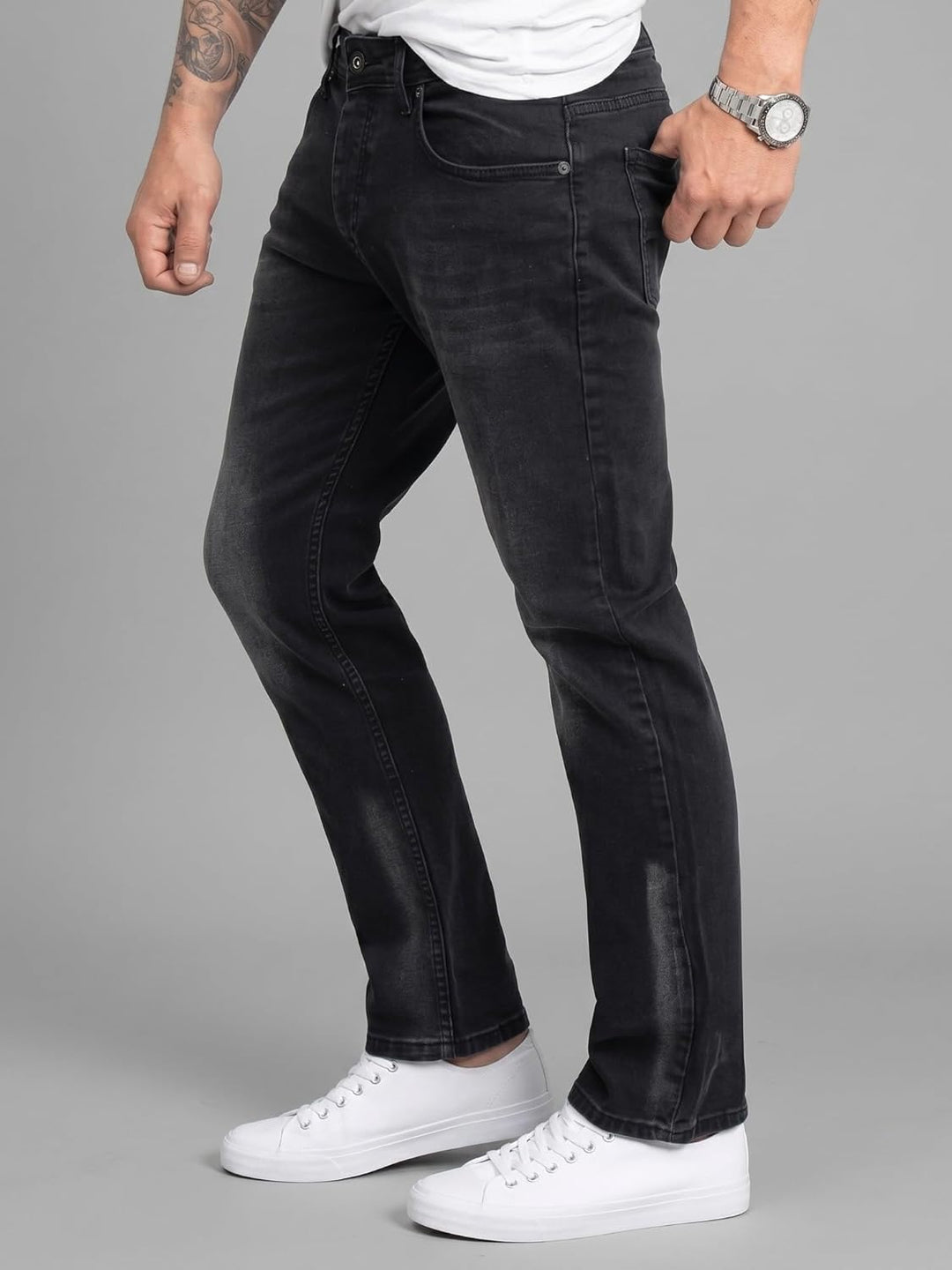 Rock Creek Herren Designer Jeans Denim Blau Hose Herrenjeans RC-2098 W29-W44 33W / 30L Rc-2280-dunke