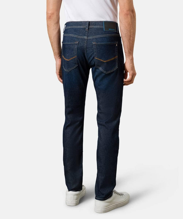 Pierre Cardin Lyon Future Flex Herren Jeans 30W / 34L Dark Blue Used Buffies, 30W / 34L Dark Blue Us