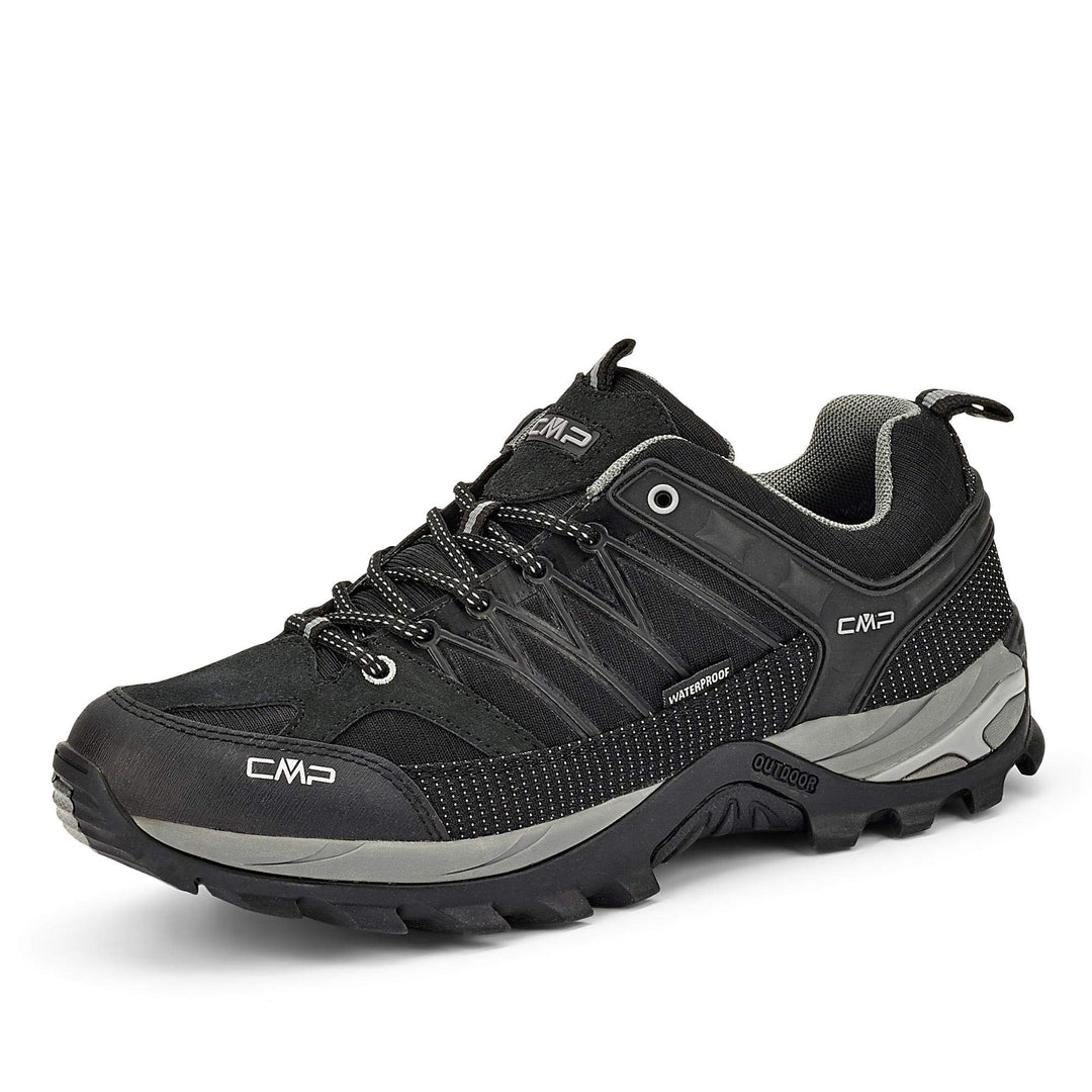 CMP Herren Rigel Low Shoe Wp Trekking-& Wanderhalbschuhe 47 EU Nero Grey, 47 EU Nero Grey
