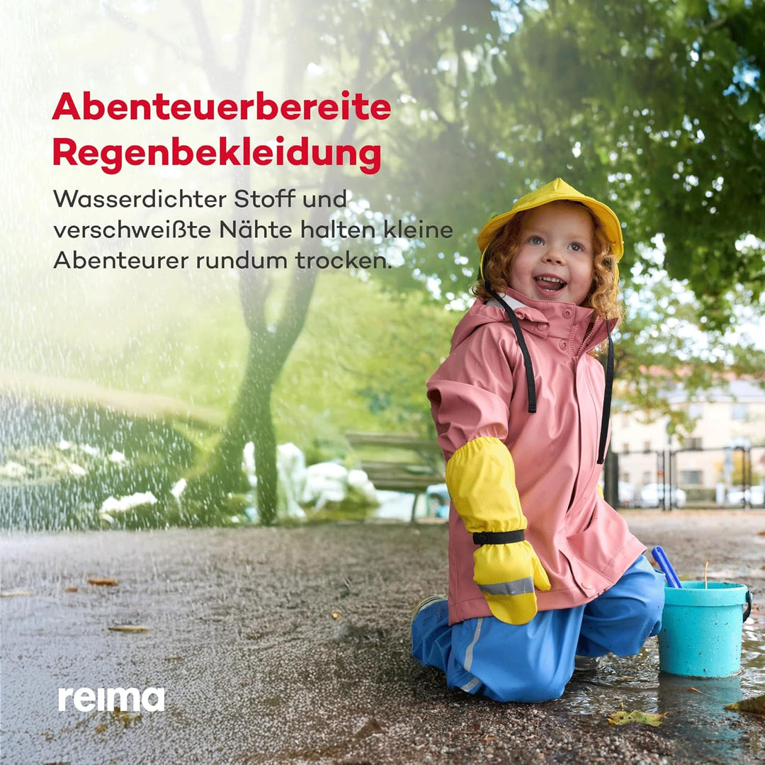 Reima - Lampi Regenjacke für Kinder Wasserdicht - Jacke für Jungen und Mädchen, Reissverschluss vorn