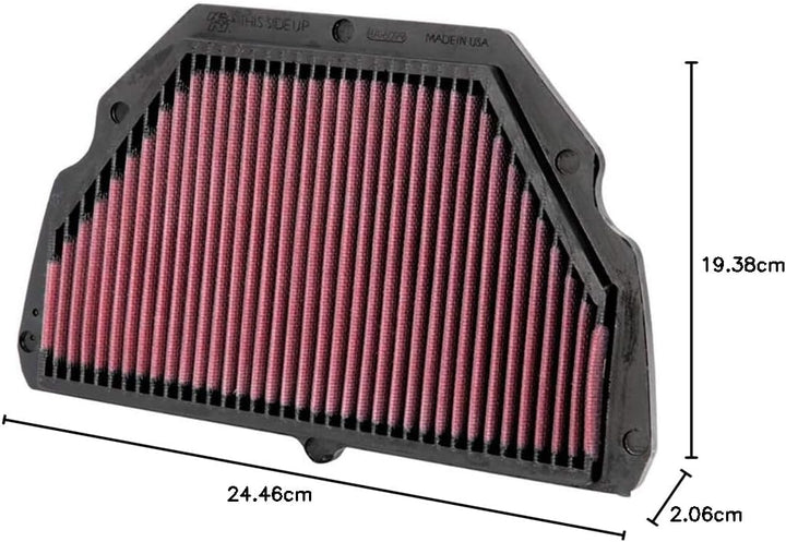 K&N HA-6199 Motorrad Tauschluftfilter VT600 C/CD Shadow 99-07 Rot