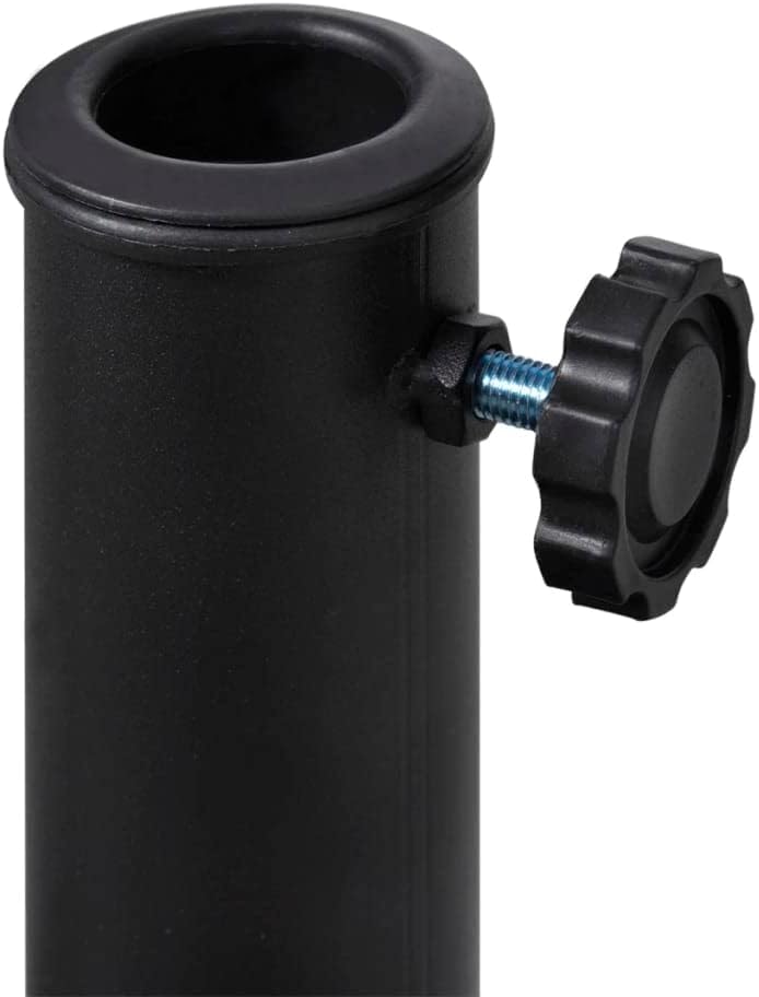 vidaXL Sonnenschirmständer Halbrund 9 kg Schirmständer Schirmhalter Ständer Default Title, Default T