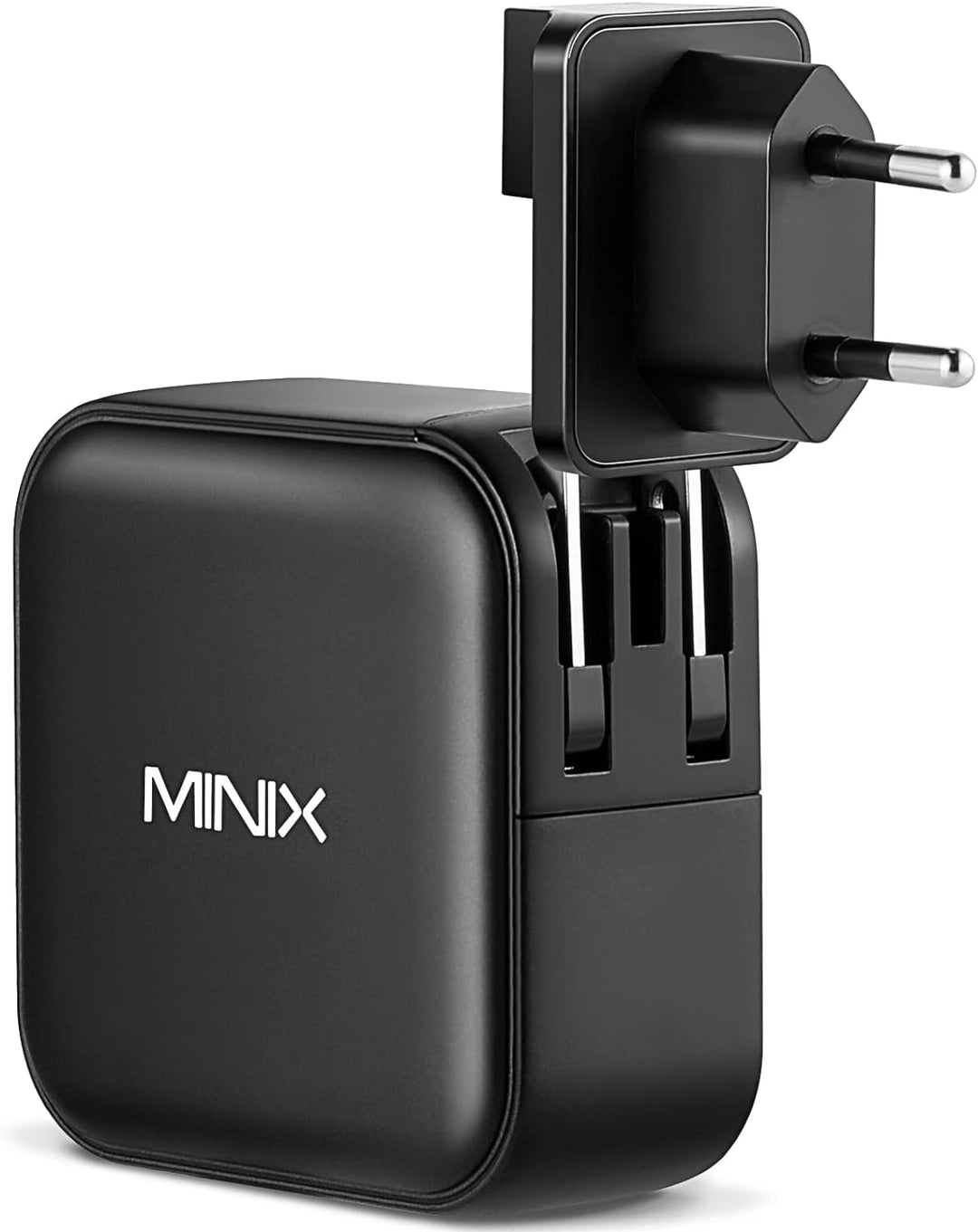MiniX NEO P3 100W Turbo 4-Ports GaN Wall Charger, 3 x USB-C Port Fast Charging Adapter(Max 100W/20W)