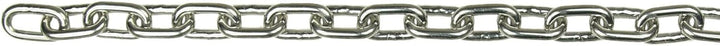 KAMERO Edelstahl Kettenschloss, Edelstahlkette mit Vorhängeschloss, rostfrei (4mm Kette, 50cm), 4mm