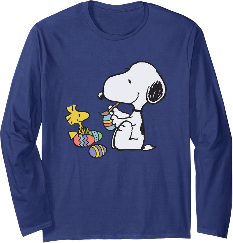 Peanuts Snoopy and Woodstock Ostereier Langarmshirt