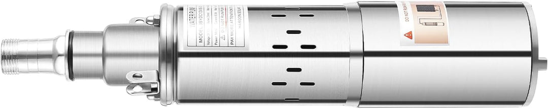 Tauchpumpe Edelstahl Wasserpumpen 1.2m³/h Fördermenge 180W 12V Brunnenpumpe Tauchbrunnenpumpe Kabell