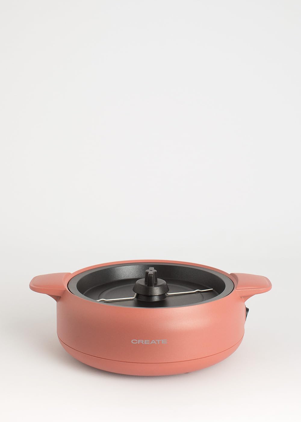 CREATE/POPCORN MAKER STUDIO/Popcornmaschine mit Butterschmelzer Terrakotta/einfache Bedienung, bis z