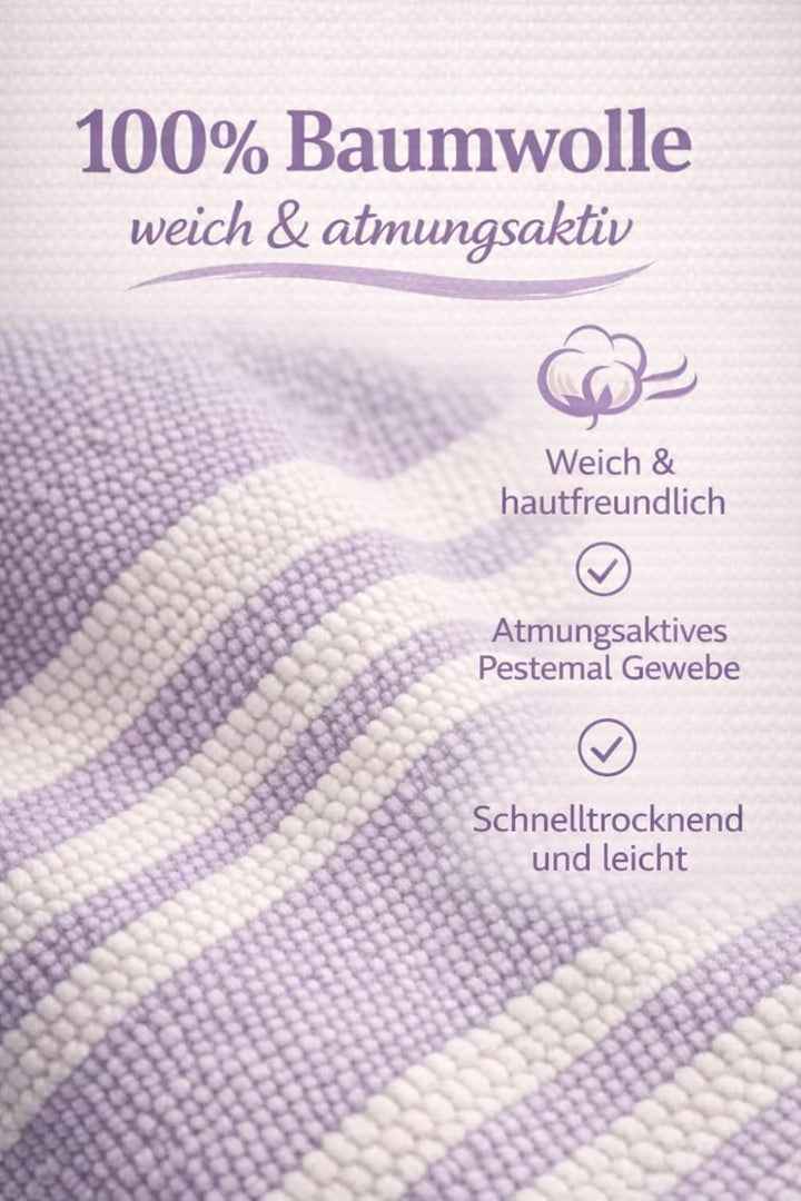 ELY PARKER Strandponcho für Kinder - 100% Baumwolle Strandtuch & Strandkleid - Saugstarkes Badeponch