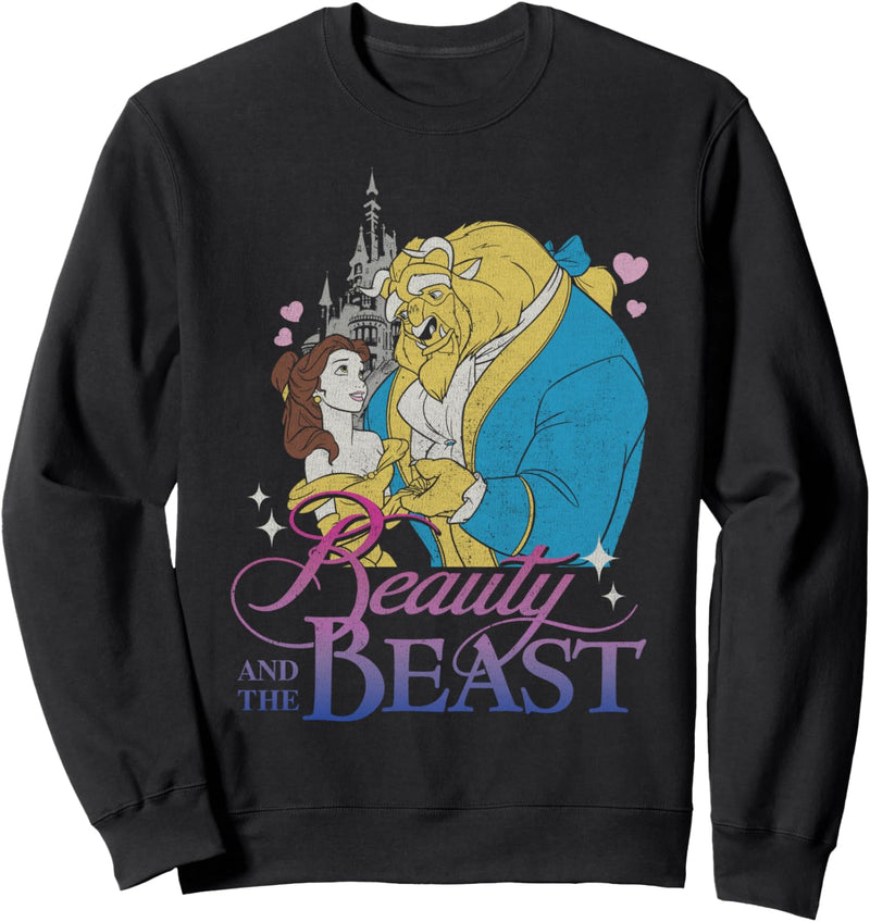 Disney Beauty And The Beast Belle And Beast Title Portrait Sweatshirt