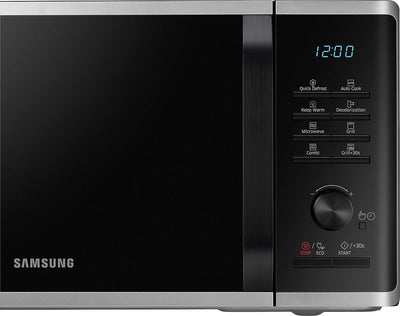 Samsung MG2AK3515AS/EG Mikrowelle mit Grill, 800 W, 23 ℓ Garraum, 48,9 cm Breite, Quick Defrost, 27