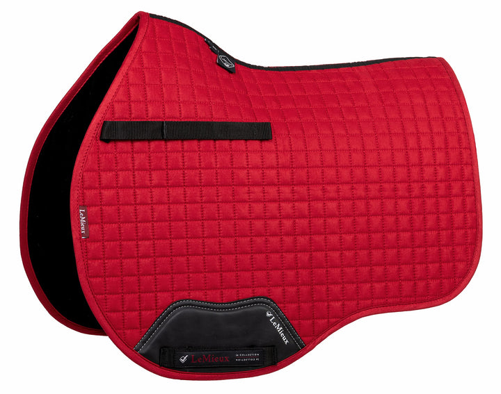 Le Mieux Prosport GP Jumping Square Standard Strap Numnah L Chilli, L Chilli