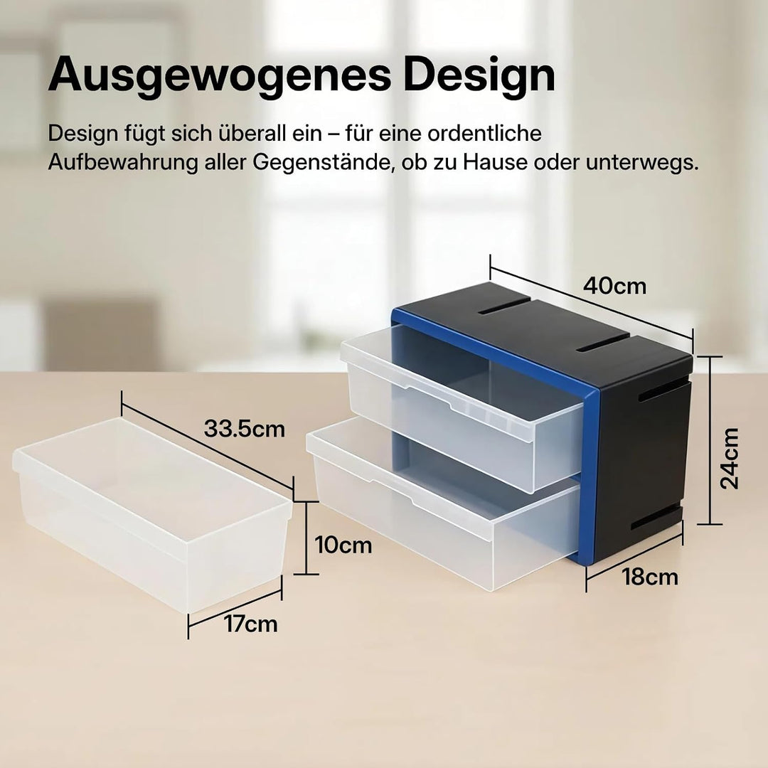 NORTHSKY Kleinteilemagazin Organizer (2 Schubladen), 2 Schubladen