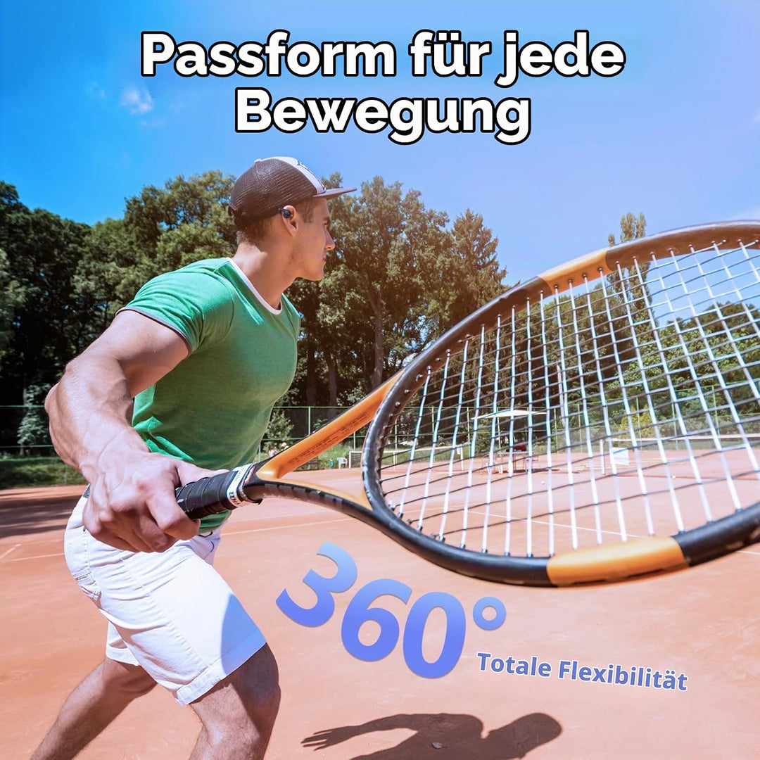 Bluetooth Kopfhörer mit Ohrclip, Knochenschall Kopfhörer Kabellos Bluetooth 5.4, sportkopfhörer Open