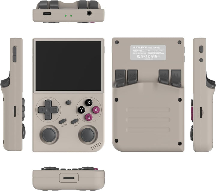 G350 Retro-Handheld-Spielkonsole 3,5-Zoll-IPS-Bildschirm 640 x 480 Linux-System mit vorinstallierter