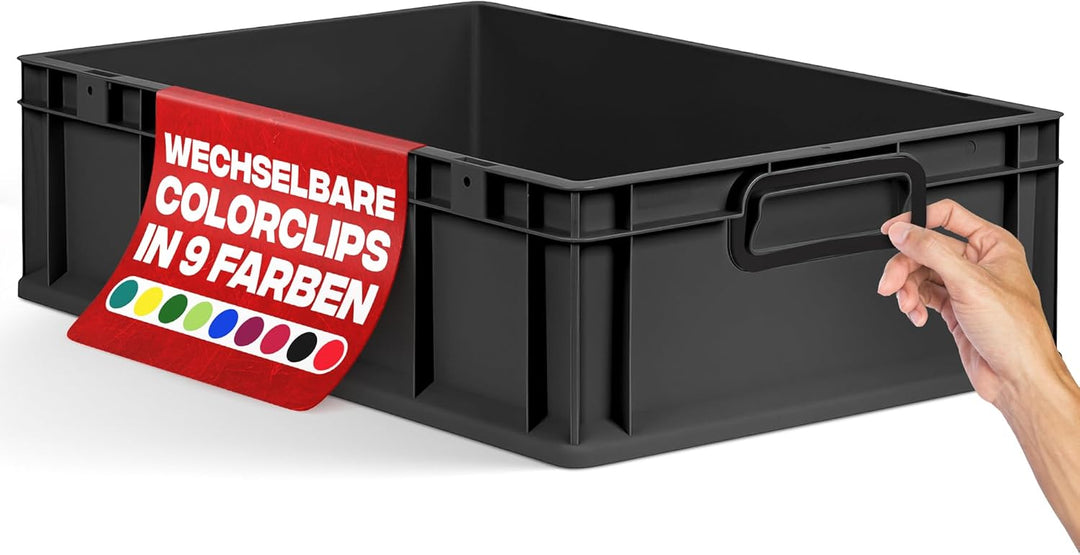 aidB Eurobox NextGen 2.0 Cycle - 600x400x170mm – 34L Aufbewahrungsbox aus recyceltem Material - Stap