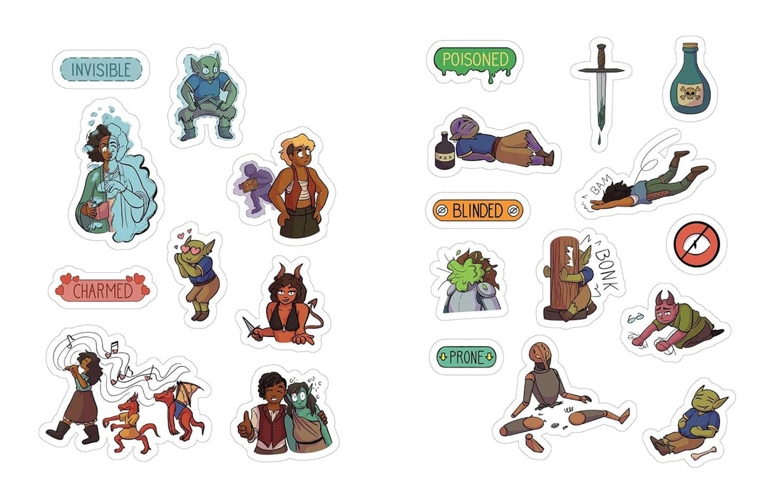 The Düngeonmeister RPG Sticker Book: 500+ Stickers to Level Up Your Campaign (Düngeonmeister Series)