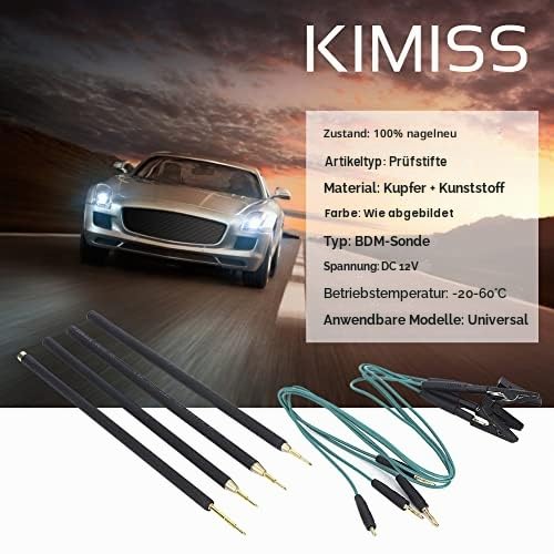 KIMISS ECU-Programm, 4 Stück/Satz Sondenstifte LED BDM-Rahmenstifte mit Anschlusskabelersatz für KTA