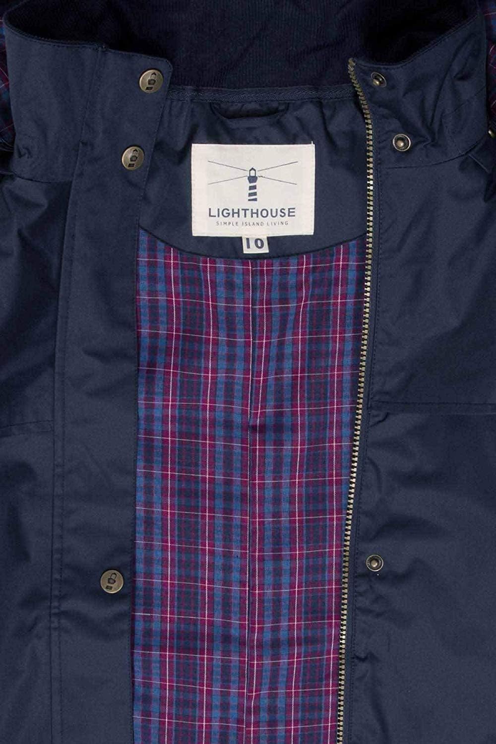 Lighthouse Outback - Damen Regenmantel - lang - wasserdicht, 38 Nachtschatten