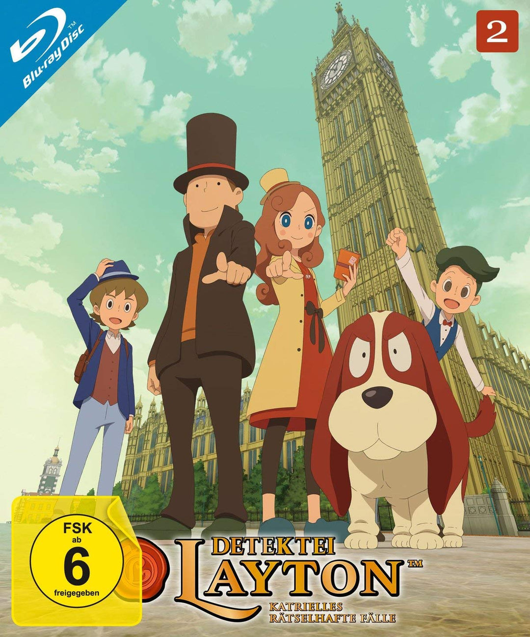 Detektei Layton - Katrielles rätselhafte Fälle: Volume 2 [Blu-ray], Blu-ray